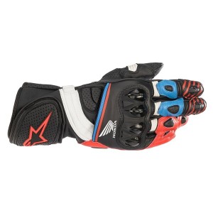 Manusi de piele sport ALPINESTARS HONDA GP PLUS R V2 Negru/Rosu/Albastru Manusi de piele sport ALPINESTARS HONDA GP PLUS R V2 Negru/Rosu/Albastru
