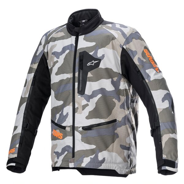 Geaca enduro/adventure ALPINESTARS VENTURE XT Mojave camo/Portocaliu fluo [1]