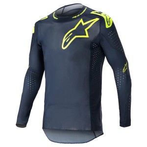 Tricou cross-enduro ALPINESTARS SUPERTECH BRUIN 2023 Albastru/Galben Fluo