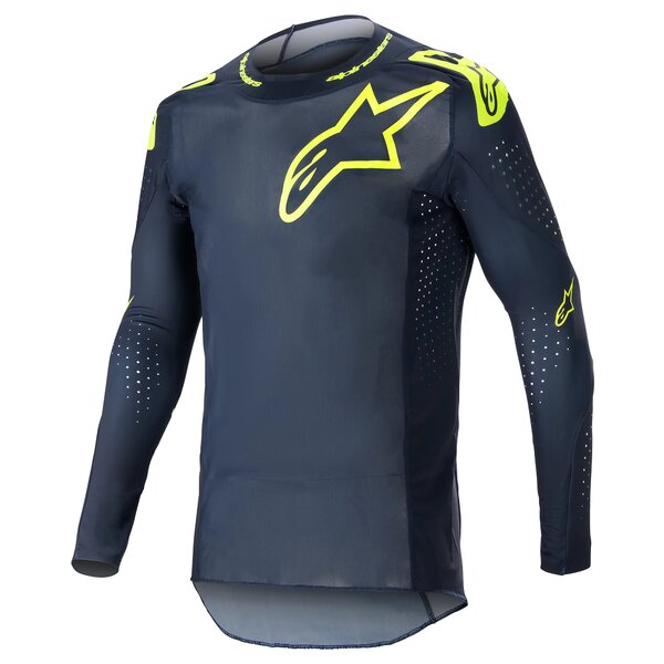 Tricou cross-enduro ALPINESTARS SUPERTECH BRUIN 2023 Albastru/Galben Fluo [1]