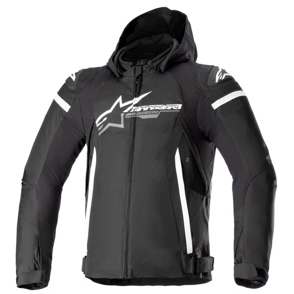 Geaca textil impermeabila ALPINESTARS ZACA Negru/Alb [1]