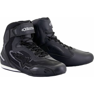 Ghete moto sport/touring Alpinestars Faster-3 RIDEKNIT 2023 Negru/Gri inchis Ghete moto sport/touring Alpinestars Faster-3 RIDEKNIT 2023 Negru/Gri inchis