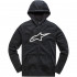 Hanorac ALPINESTARS AGELESS II ZIP Fleece Negru/Alb [2]