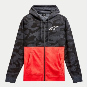 Hanorac ALPINESTARS CAMO BLOCK Gri Camo/Rosu Hanorac ALPINESTARS CAMO BLOCK Gri Camo/Rosu