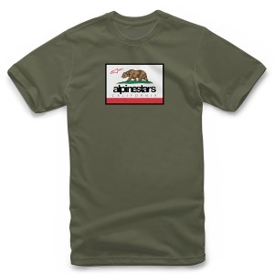 Tricou ALPINESTARS CALI 2.0 Verde oliv Tricou ALPINESTARS CALI 2.0 Verde oliv