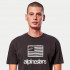Tricou ALPINESTARS FLAG Negru [4]