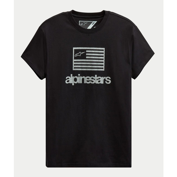 Tricou ALPINESTARS FLAG Negru [1]