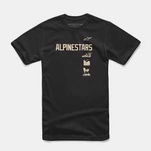 Tricou ALPINESTARS STACKER Negru Tricou ALPINESTARS STACKER Negru