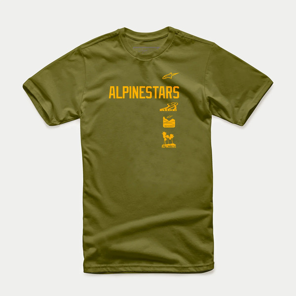 Tricou ALPINESTARS STACKER Verde oliv [1]
