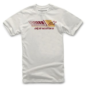 Tricou ALPINESTARS SOLITAIRE Alb Tricou ALPINESTARS SOLITAIRE Alb