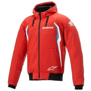 Hanorac de protectie ALPINESTARS HONDA CHROME V2 Rosu/Albastru Hanorac de protectie ALPINESTARS HONDA CHROME V2 Rosu/Albastru