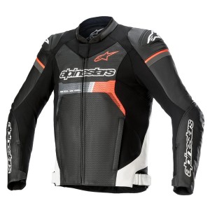 Geaca de piele sport ALPINESTARS GP FORCE AIRFLOW Negru/Alb/Rosu Geaca de piele sport ALPINESTARS GP FORCE AIRFLOW Negru/Alb/Rosu