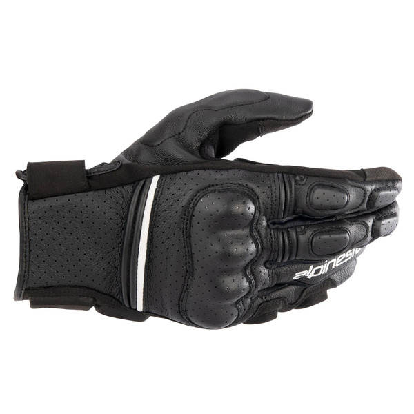 Manusi de piele vara sport/touring ALPINESTARS PHENOM AIR Negru/Alb [1]
