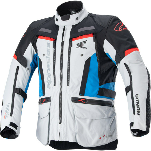 Geaca all season textil impermeabila ALPINESTARS HONDA BOGOTA PRO DRYSTAR Negru/Gri deschis/Albastru [1]