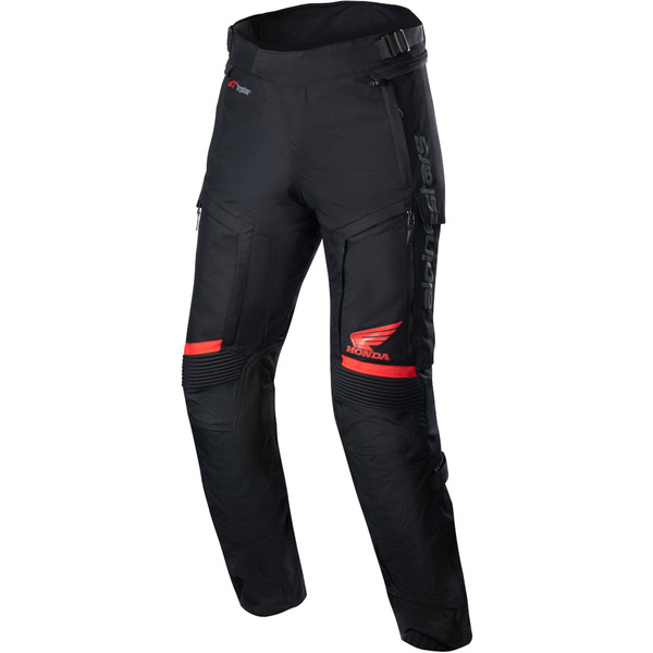 Pantaloni textil impermeabili ALPINESTARS HONDA BOGOTA PRO DRYSTAR Negru/Rosu [1]