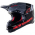 Casca cross-enduro Alpinestars Supertech S-M8 RADIUM 2 Negru/Rosu fluo/Gri inchis [2]