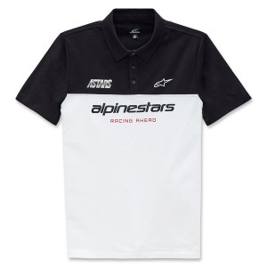 Tricou polo ALPINESTARS PADDOCK Alb/Negru Tricou polo ALPINESTARS PADDOCK Alb/Negru