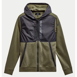 Hanorac ALPINESTARS ALIGNED Verde/Negru