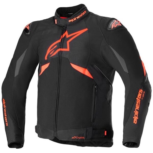 Geaca textil impermeabila sport/touring ALPINESTARS T-GP R V3 Drystar Negru/Rosu fluo [1]