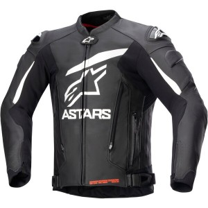 Geaca de piele ALPINESTARS GP PLUS V4 Negru/Alb