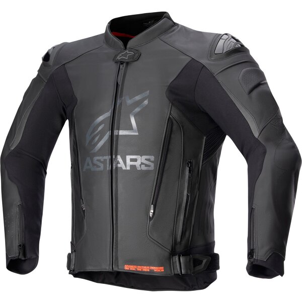 Geaca de piele ALPINESTARS GP PLUS V4 Negru/Negru [1]