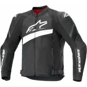 Geaca textil de vara Alpinestars T-GP PLUS R V4 AIRFLOW Negru/Alb