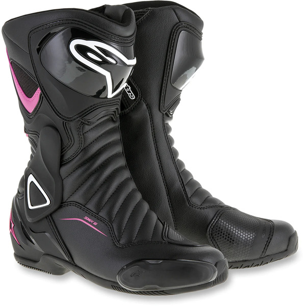 Cizme sport/touring dama ALPINESTARS SMX-6 STELLA V2 Negru/Roz [1]