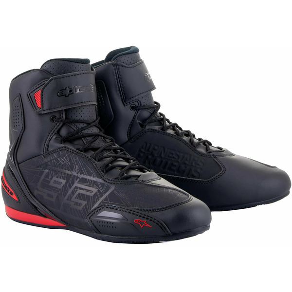 Ghete moto Alpinestars Austin MM93 Limited Edition Negru/Rosu [1]