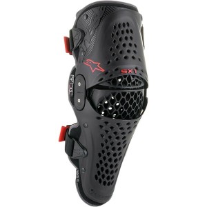 Protectii de genunchi Alpinestars SX-1 V2 Negru/Rosu
