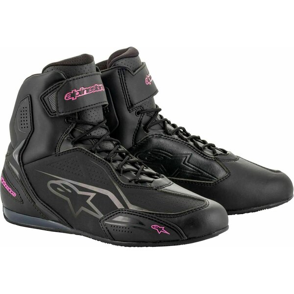 Ghete moto sport/touring Alpinestars Stella Faster-3 Negru/Argintiu [1]
