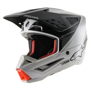 Casca cross-enduro Alpinestars Supertech S-M5 RAYON Gri deschis/Negru Casca cross-enduro Alpinestars Supertech S-M5 RAYON Gri deschis/Negru