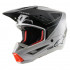 Casca cross-enduro Alpinestars Supertech S-M5 RAYON Gri deschis/Negru [3]