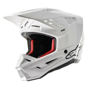 Casca cross-enduro Alpinestars Supertech S-M5 SOLID Alb Casca cross-enduro Alpinestars Supertech S-M5 SOLID Alb