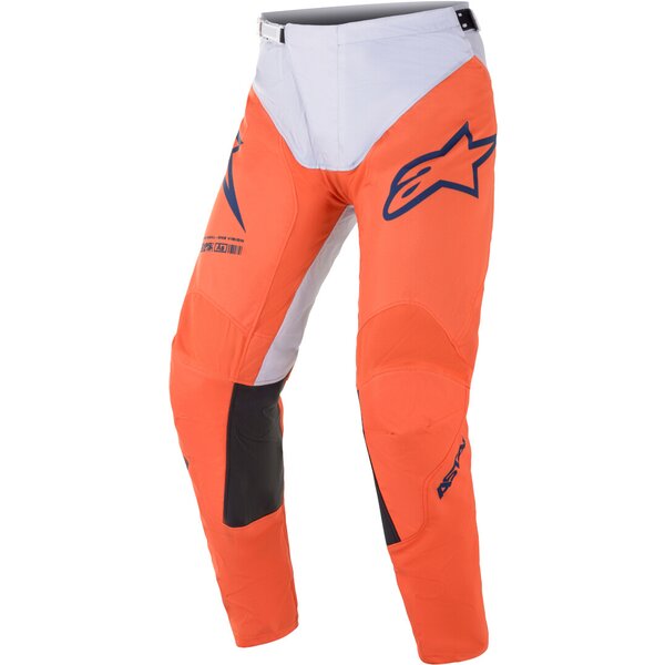 Pantaloni cross-enduro Alpinestars Racer Braap 2021 Alb/Portocaliu [1]