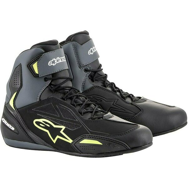 Ghete moto sport/touring Alpinestars Faster-3 Drystar Negru/Gri/Galben [1]