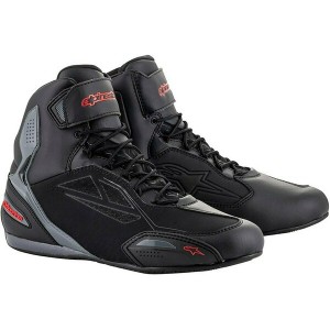 Ghete moto sport/touring Alpinestars Faster-3 Drystar Negru/Gri inchis Ghete moto sport/touring Alpinestars Faster-3 Drystar Negru/Gri inchis