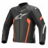 Geaca de piele Alpinestars FASTER V2 AIRFLOW Negru/Rosu [2]