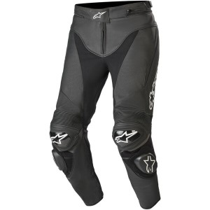 Pantaloni de piele sport ALPINESTARS TRACK V2 Negru