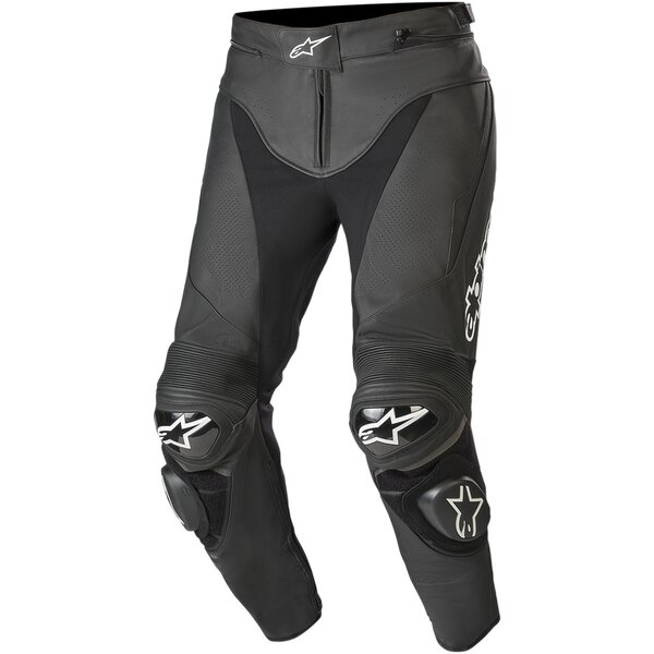 Pantaloni de piele sport ALPINESTARS TRACK V2 Negru [1]