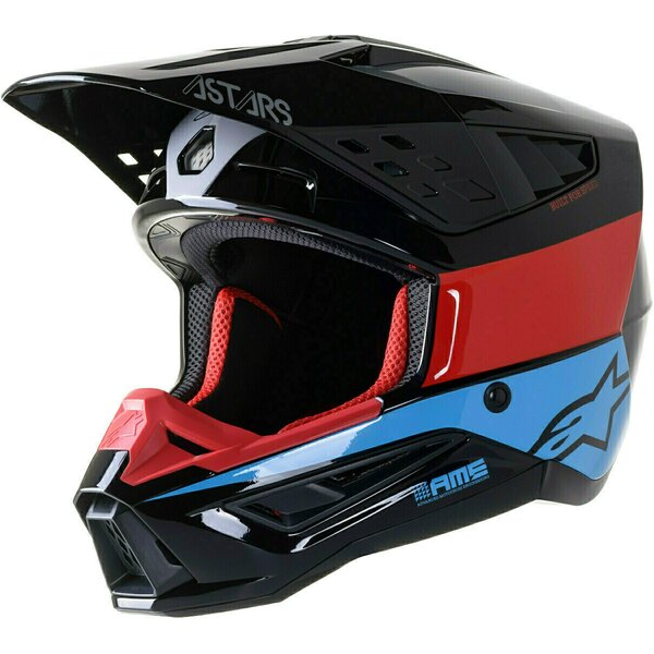 Casca cross-enduro Alpinestars Supertech S-M5 BOND Negru/Rosu/Albastru [1]