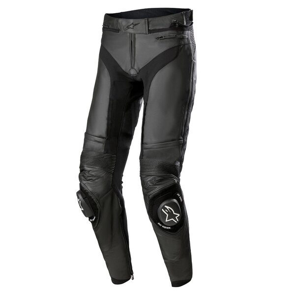 Pantaloni de piele sport/touring Alpinestars MISSILE V3 LONG Negru/Negru [1]