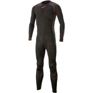 Costum de compresie ALPINESTARS RIDE TECH LITE 1PC UNDERSUIT Negru/Rosu