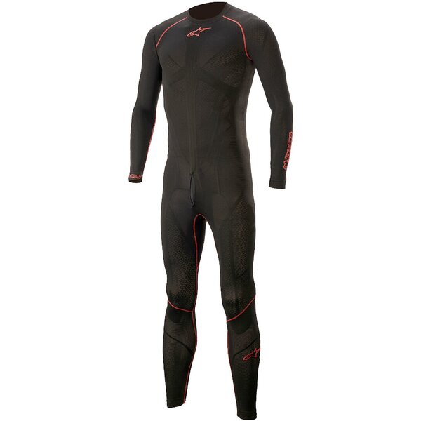 Costum de compresie ALPINESTARS RIDE TECH LITE 1PC UNDERSUIT Negru/Rosu [1]