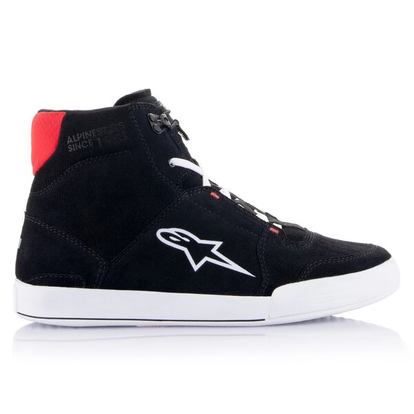 Ghete moto ALPINESTARS CHROME Negru/Alb/Rosu [1]