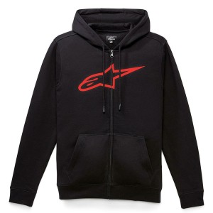 Hanorac ALPINESTARS AGELESS II ZIP Fleece Negru/Rosu
