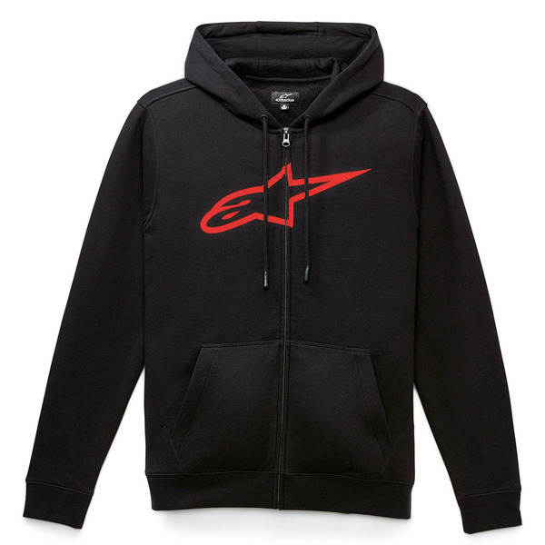 Hanorac ALPINESTARS AGELESS II ZIP Fleece Negru/Rosu [1]