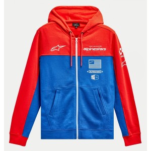 Hanorac ALPINESTARS H-BLOCK Rosu/Albastru Hanorac ALPINESTARS H-BLOCK Rosu/Albastru