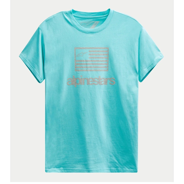 Tricou ALPINESTARS FLAG Aqua [1]