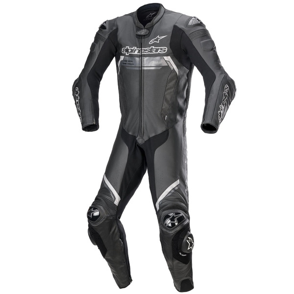 Combinezon de piele 1 piesa ALPINESTARS MISSILE V2 IGNITION Negru/Negru [1]
