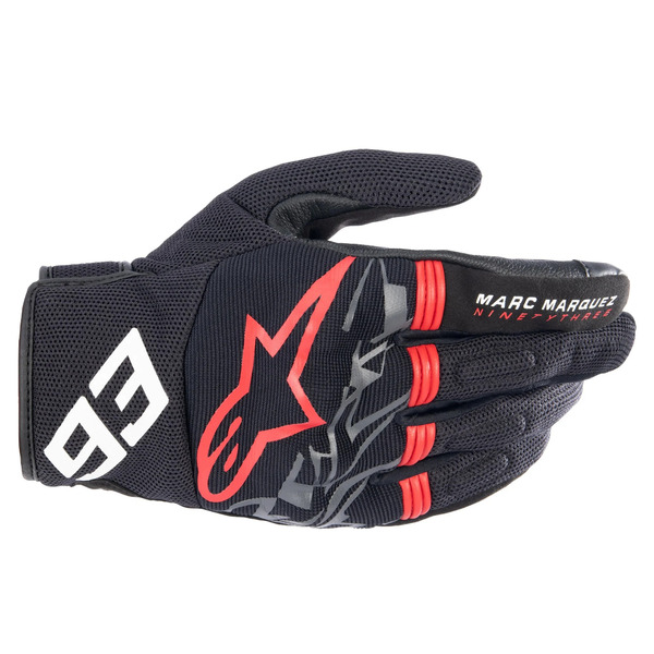 Manusi moto ALPINESTARS MM93 LOSAIL V2 Negru/Alb/Rosu [1]